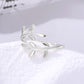 Rose Gold Olive-Tree-Branch-Leaves Ring