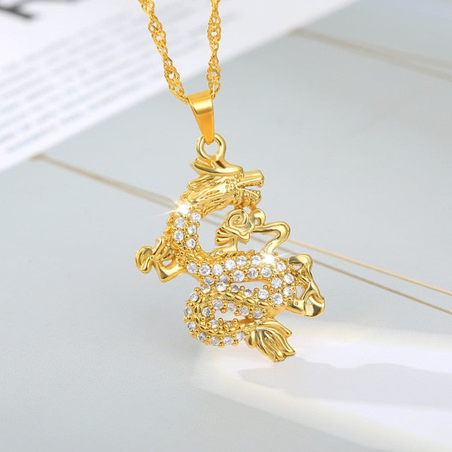 Dragon Pendant Necklace