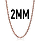Rose-Gold / Black / Gold & Silver Box-Link Chains