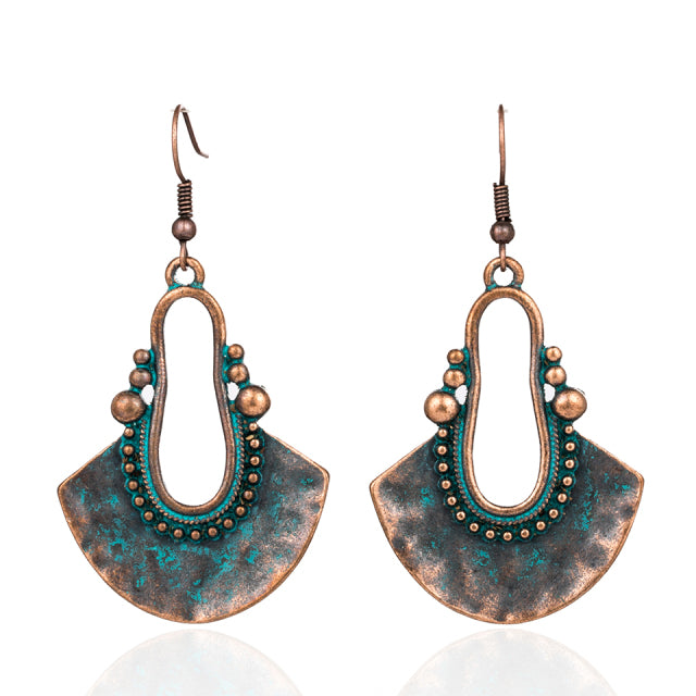 Bohemian-Styled Vintage Antique Drop Fashion Earrings