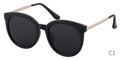 Oversized Round Mirror Sunglasses