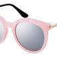 Oversized Round Mirror Sunglasses