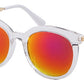 Oversized Round Mirror Sunglasses