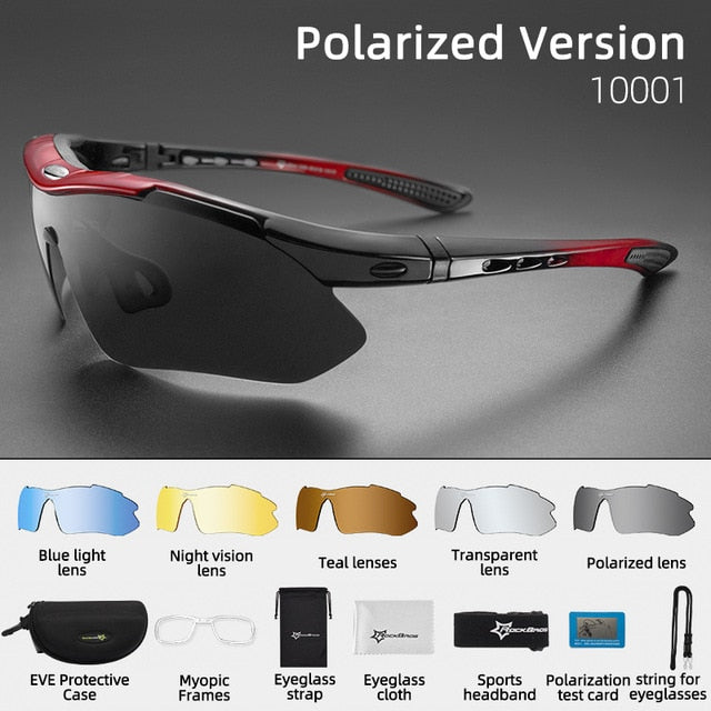 Polarized Sports Sunglasses - Unisex