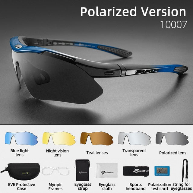 Polarized Sports Sunglasses - Unisex