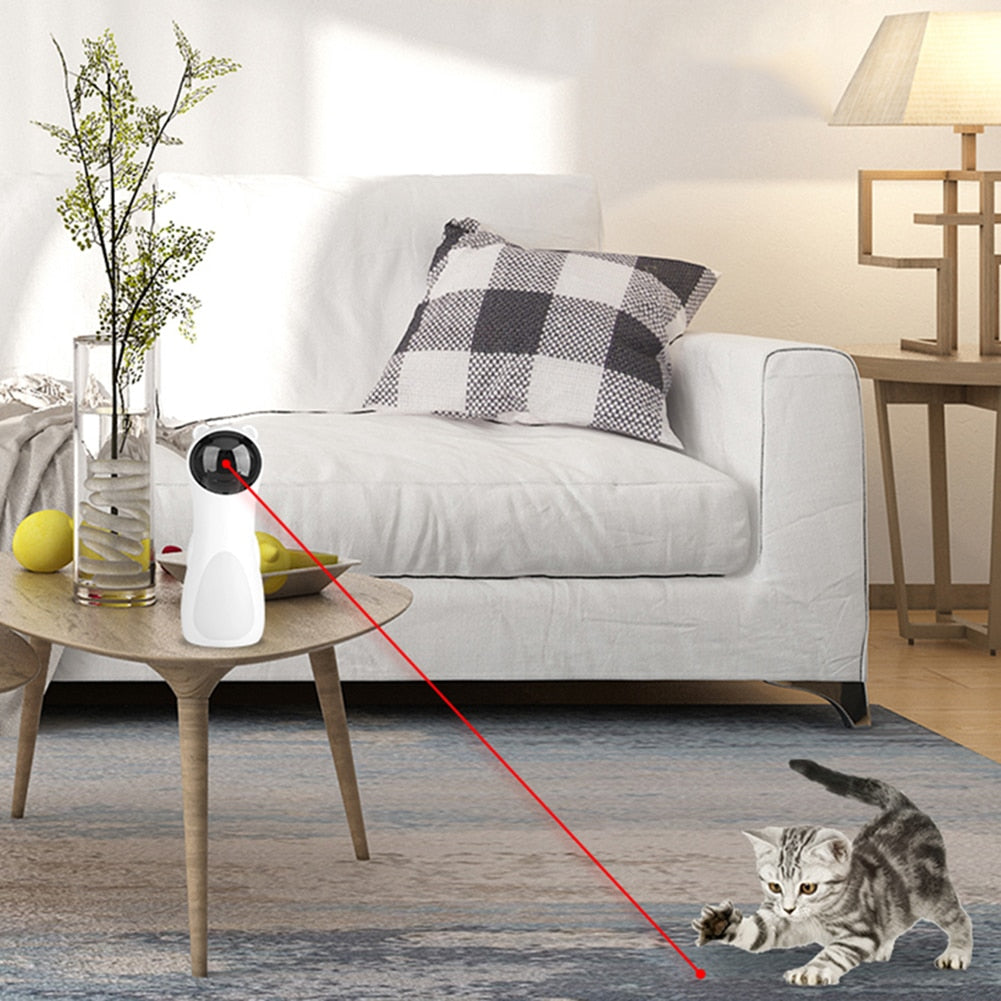 Interactive Smart Teaser LED Laser Cat Toy