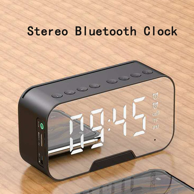 Digital Alarm Clock Multifunction Music Player Bluetooth