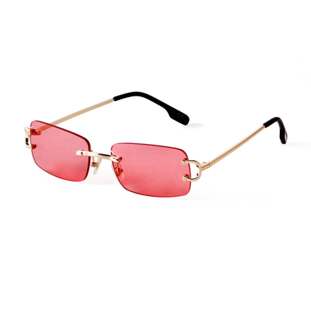 Frameless Sun Glasses for Women - Gradient Lens - UV400