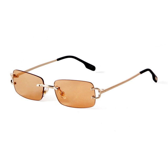 Frameless Sun Glasses for Women - Gradient Lens - UV400