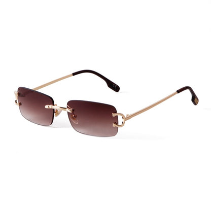 Frameless Sun Glasses for Women - Gradient Lens - UV400