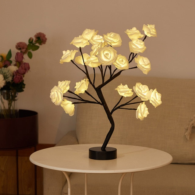 LED Table Flower Lamp