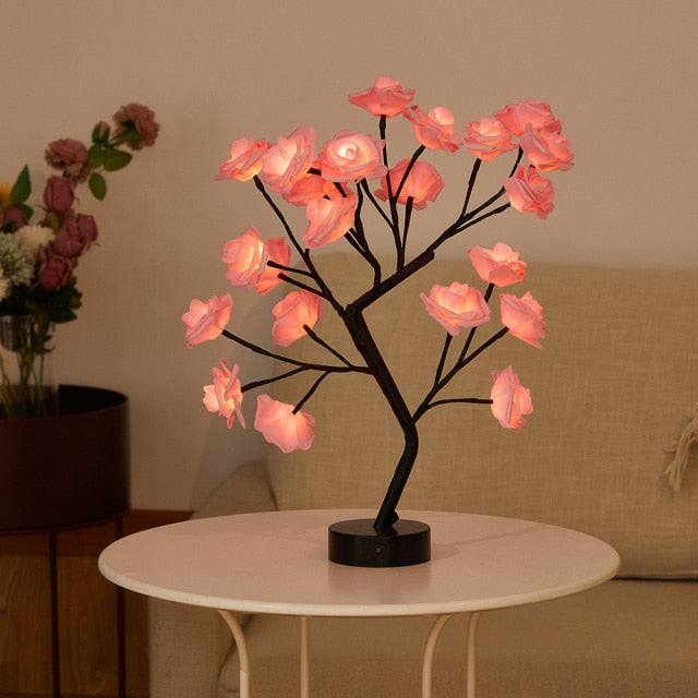 LED Table Flower Lamp