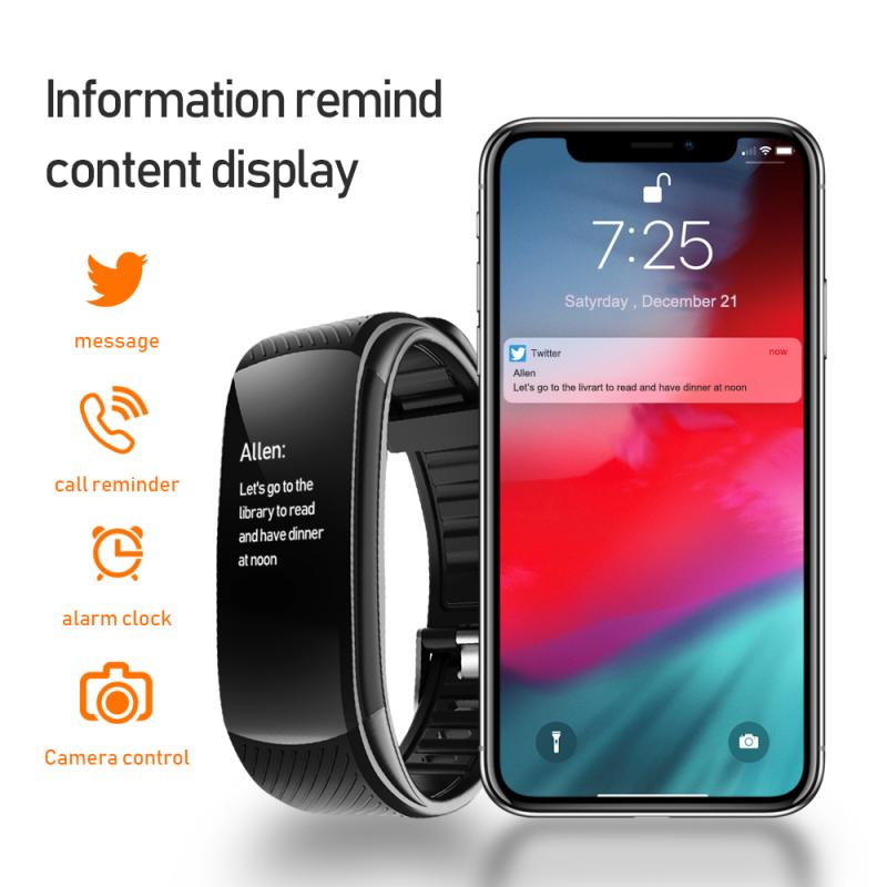 Waterproof Smart Band Bracelet for Android or iOS