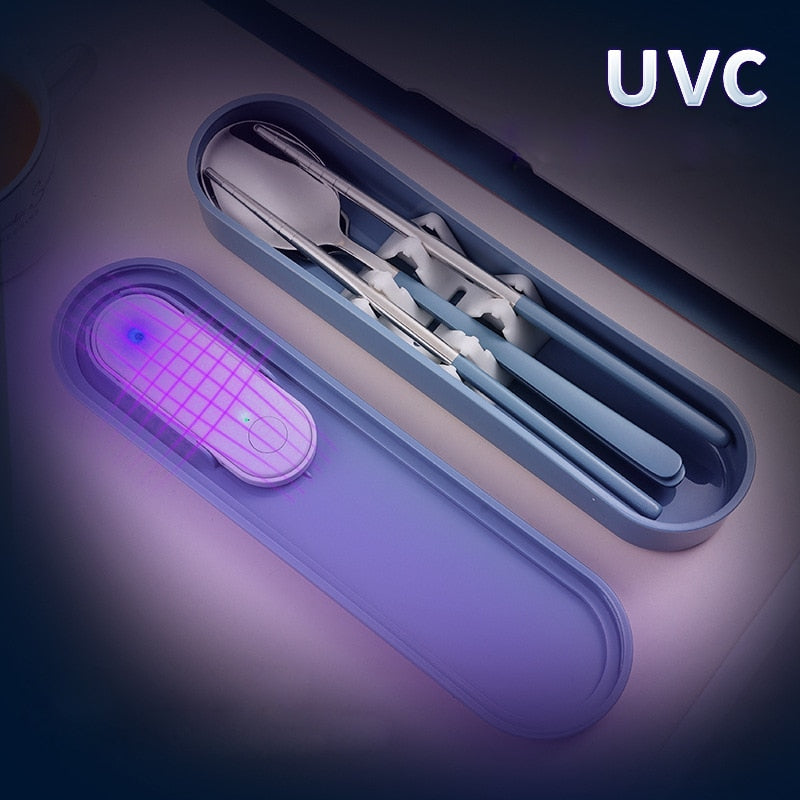Cutlery Set with Box UVC Sterilizer