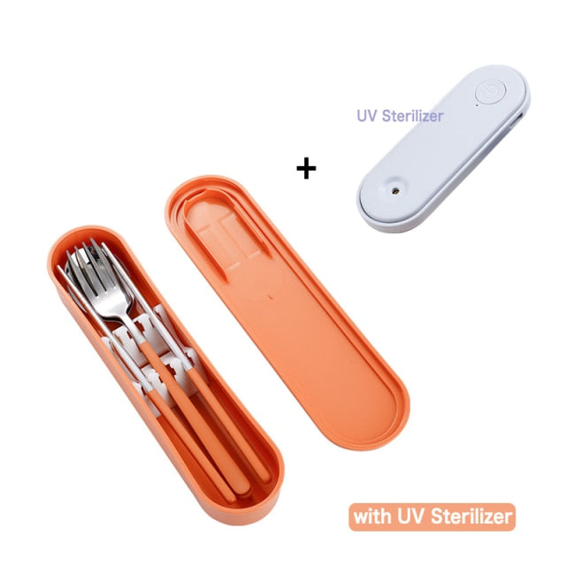 Cutlery Set with Box UVC Sterilizer