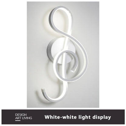 Design Art Musical Note Wall-Mounted Lamp