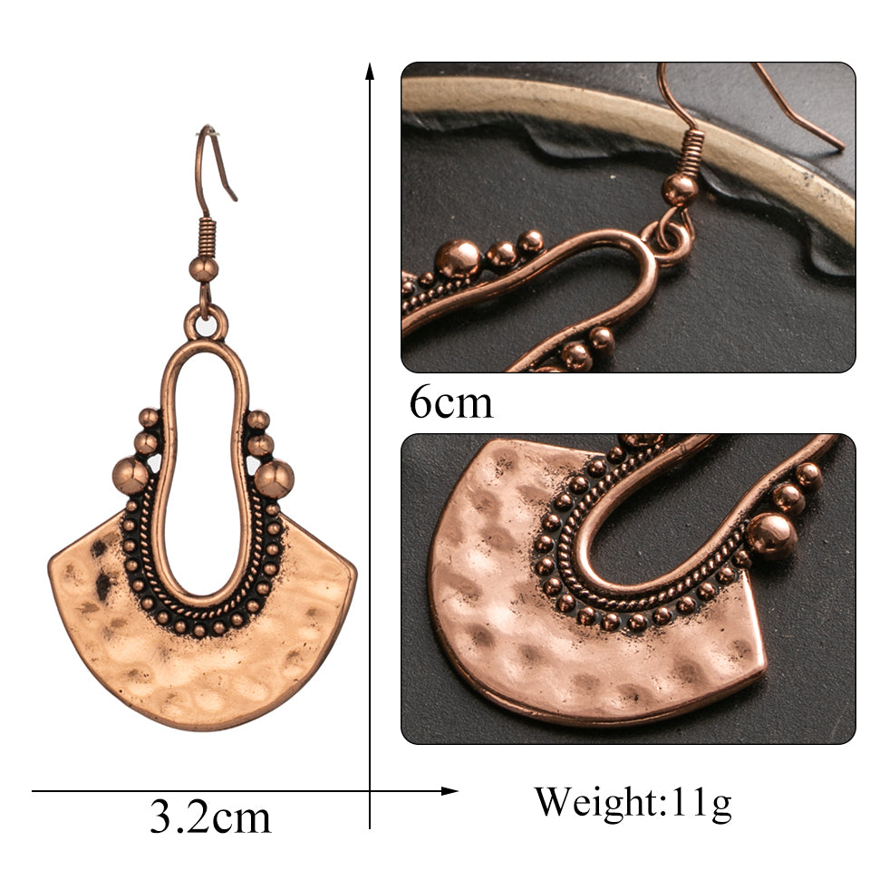 Bohemian-Styled Vintage Antique Drop Fashion Earrings