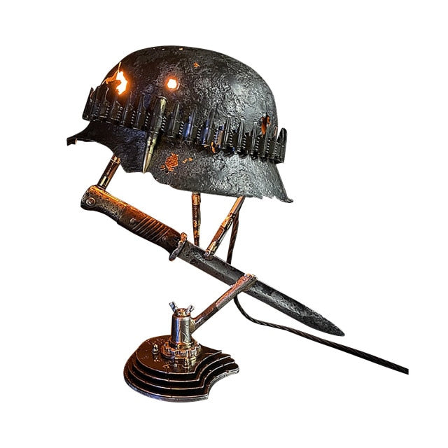 1Pcs War Relic Lamp Statue