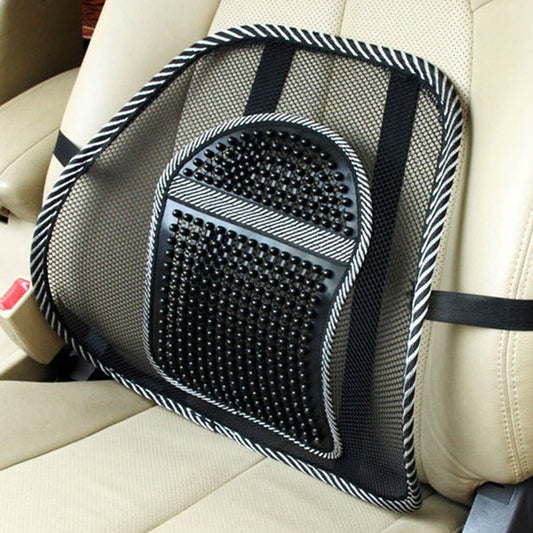 Comfortable Breathable Mesh Massage Support For Car Seat - Waist and Back Lumbar