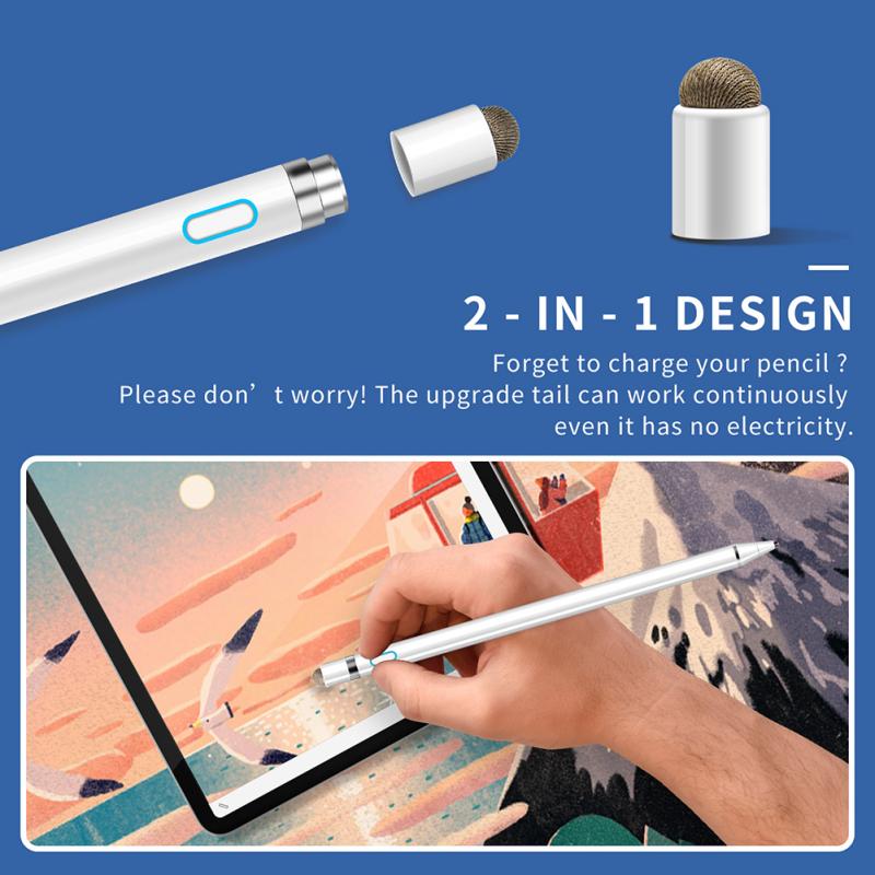 Digital Stylus Pen for Android, iOS, iPad, iPhone and Most Tablets - Rechargeable