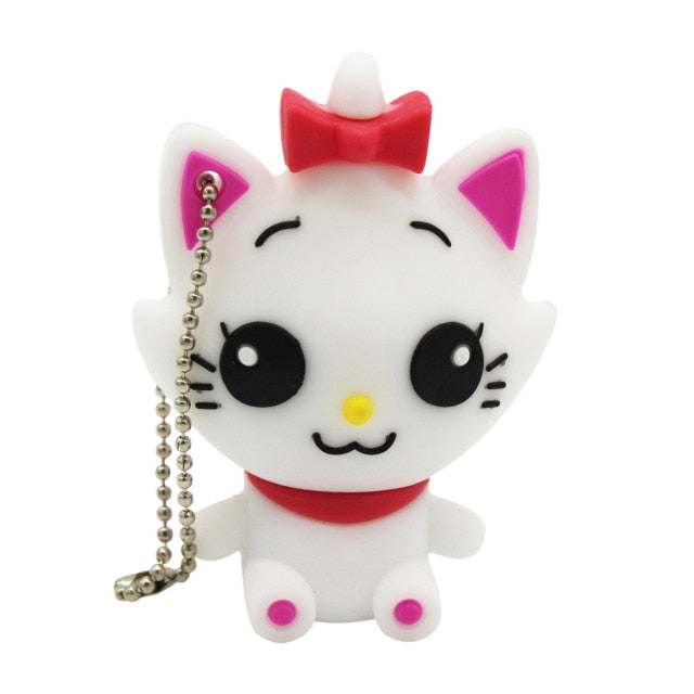 Cute Cartoon Animal USB 2.0 Flash Drives - 4GB, 8GB, 16GB, 32GB or 64GB