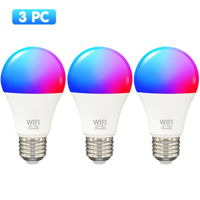 Multi-Color Dimmable Smart Wi-Fi Bulb - 15W LED