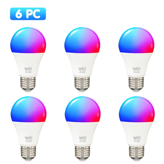 Multi-Color Dimmable Smart Wi-Fi Bulb - 15W LED